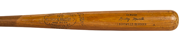 Mickey Mantle 1956 Game-Used Bat