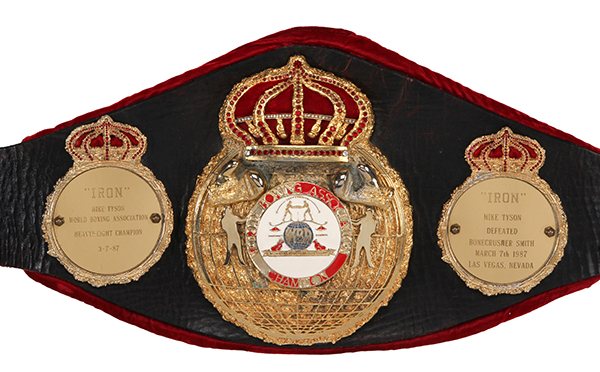 Mike Tyson 1987 WBA Championship Belt