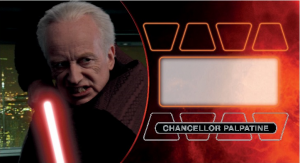 Star Wars Widevision 3D Revenge of the Sith Ian McDiarmid Autograph Mock-Up