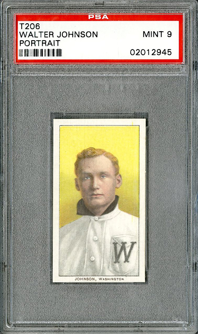 T206 Piedmont Walter Johnson PSA 9