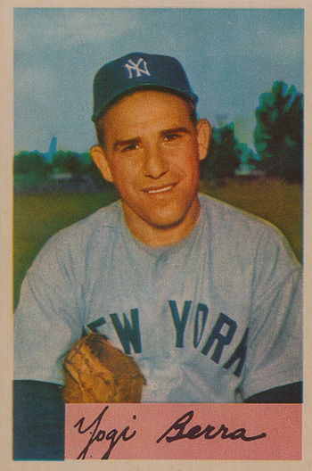 Yogi Berra 1954 Bowman Card #161