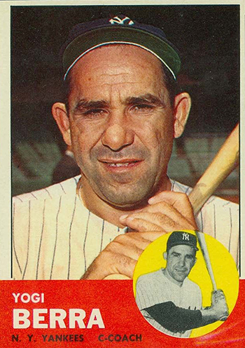 2015 Topps Yogi Berra Famous Quotes Posters and Cards