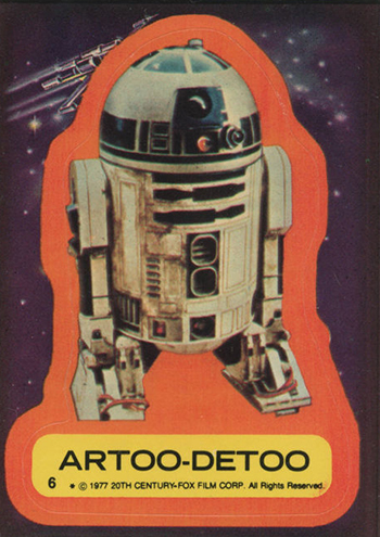 Vintage Star Wars Trading Cards 1977 - 1984