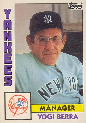 1984 Topps Traded Yogi Berra #13T - 1984-Topps-Traded-Yogi-Berra