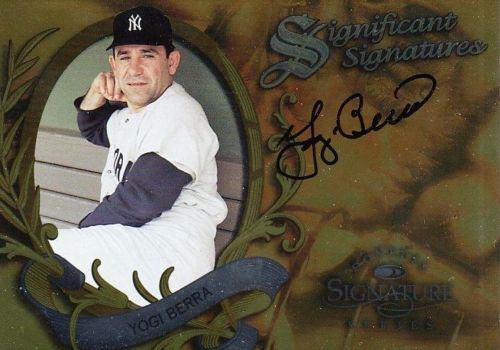 1997 Donruss Signature Series Significant Signatures Yogi Berra