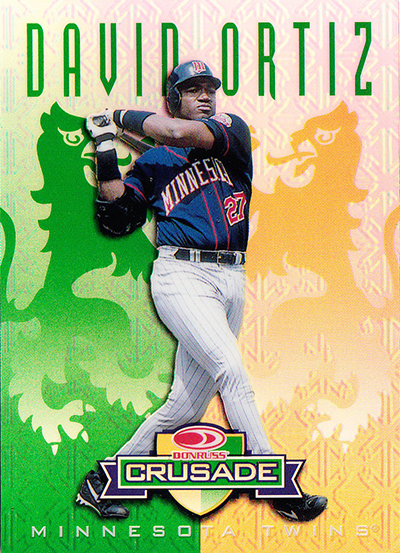 1998 Leaf Rookies and Stars Crusade Green David Ortiz