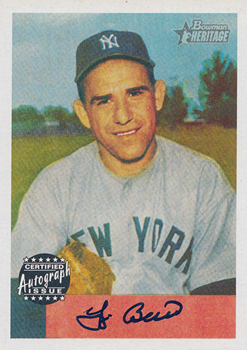 At Auction: CERTIFIED EARLY YOGI BERRA HAND SIGNED NEW YORK