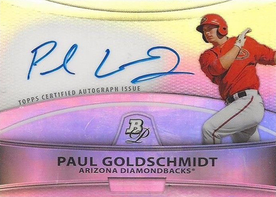 Arizona Diamondbacks Paul Goldschmidt Bowman 2011 Bowman