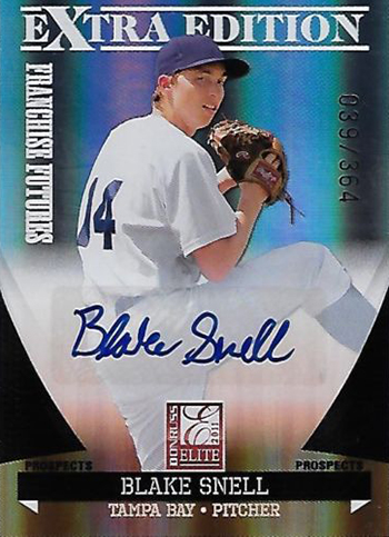 Blake Snell autographed Baseball Card (Tampa Bay Rays) 2017 Topps 30th  Anniversary #1987ABS