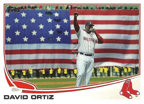 David Ortiz 2023 Topps Tribute to Nicknames Big Papi Orange Auto 22/25  #TTN-DO Boston