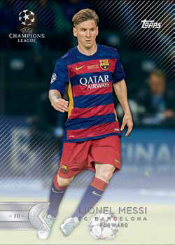 2015-16 Topps UEFA Champions League Showcase Soccer Base Lionel Messi