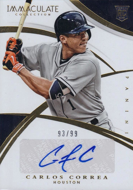 2015 Immaculate Collection Carlos Correa RC