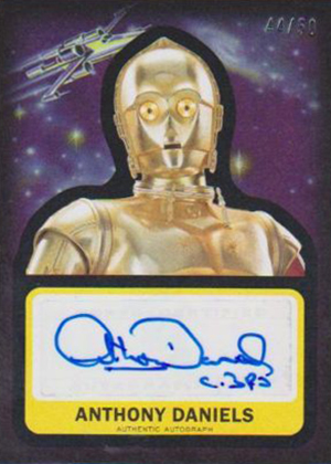 Star Wars Journey to the Force Awakens Autographs Anthony Daniels 50