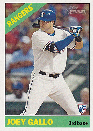 Joey Gallo 2015 Topps Heritage Rookie Sp Rc #647