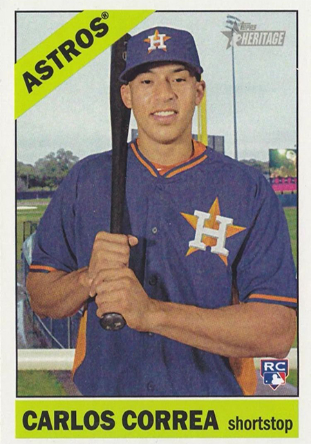 2015 Topps Heritage High Number Carlos Correa RC