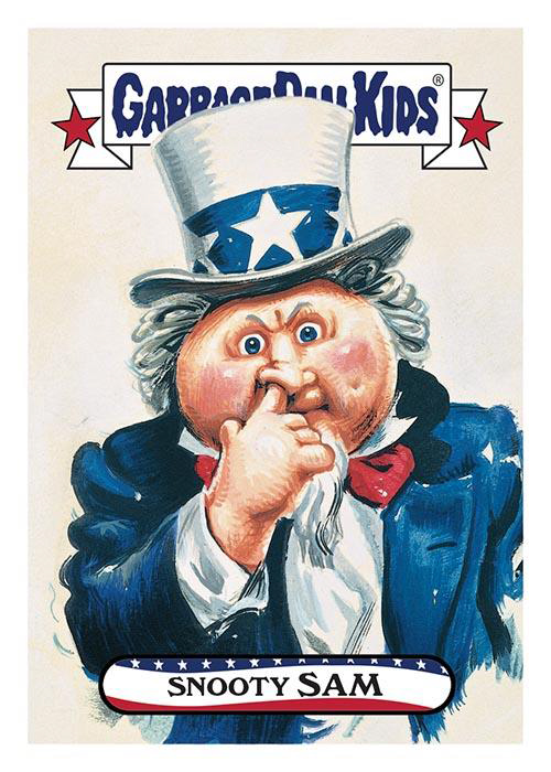 2016 Topps GPK American as Apple Pie in Your Face Snooty Sam