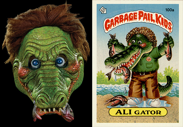 Garbage Pail Kids Ali Gator Halloween Mask