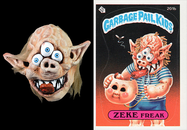Garbage Pail Kids Zeke Freak Halloween Mask