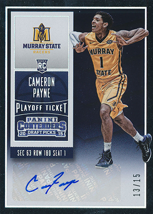 15-16 Con Dr CT Auto 107 Cameron Payne Yellow Jersey 15