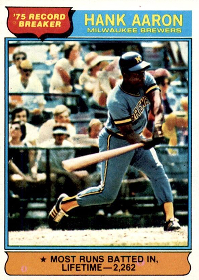 1976 Hank Aaron