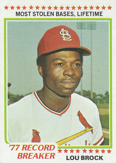 1978 Lou Brock RB