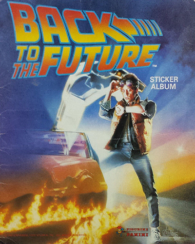 1985 Panini Back to the Future Stickers Cover