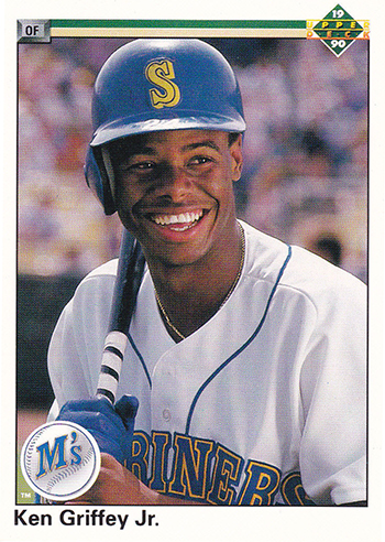 KEN GRIFFEY JR. 1992 Score ALL-STAR BIG HEAD CARTOON Baseball Card SEATTLE  M's!