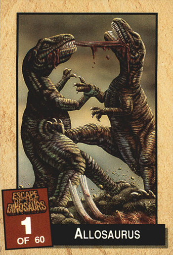 Details about   Trading Cards--Escape of the Dinosaurs--Base Set--1993 