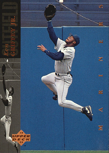 1996 UPPER DECK KEN GRIFFEY JR. GAME FACE INSERT at 's Sports  Collectibles Store