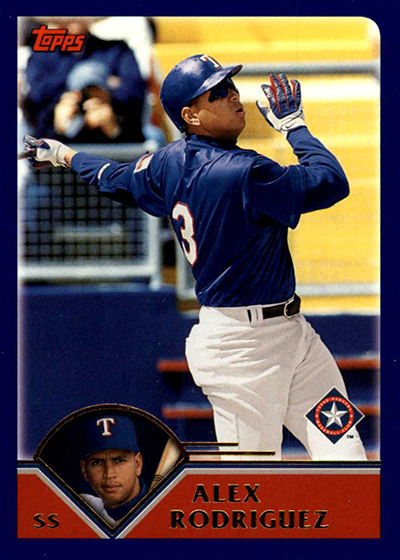 2003 Topps Alex Rodriguez