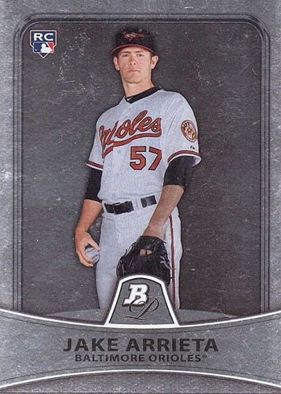 2010 Bowman Platinum Jake Arrieta RC