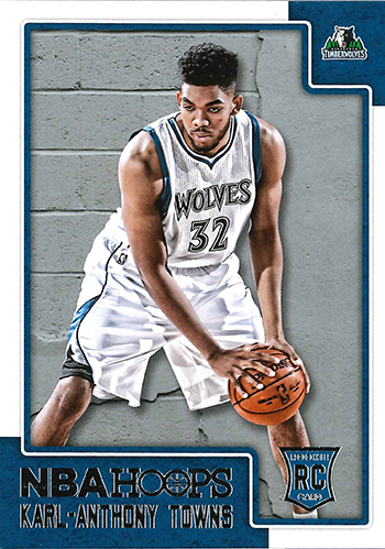 2015-16 NBA Hoops 289 Karl-Anthony Towns