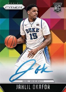 2015-16 Panini Prizm Basketball Rookie Signatures Jahlil Okafor