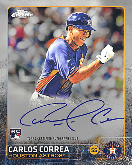 Carlos Correa Autographed 16x20 2015 ROY Photo Framed Astros TRISTAR -  Sports Memorabilia at 's Sports Collectibles Store