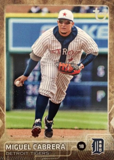 2015 Topps Update Series Walmart Variations 200 Miguel Cabrera
