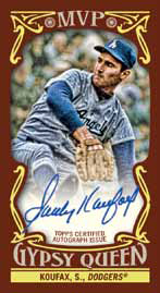 2016 Topps Gypsy Queen Baseball MVP Mini Autograph