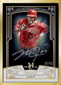 2016 Topps Museum Collection Baseball Museum Collection Autograph Gold Frame