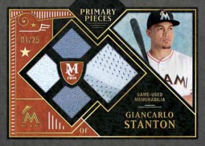 2016 Topps Museum Collection Baseball Primary Pieces