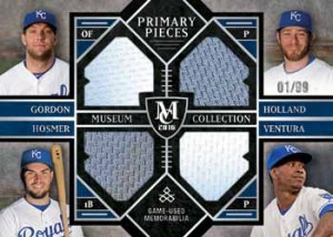 2016 Topps Museum Collection Baseball Primary Pieces Combos