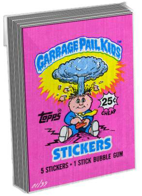 Garbage Pail Kids Original Series Wrapper Art Metal Cards