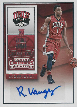 15-16 Con Dr CT Auto 137 Vaughn red jersey