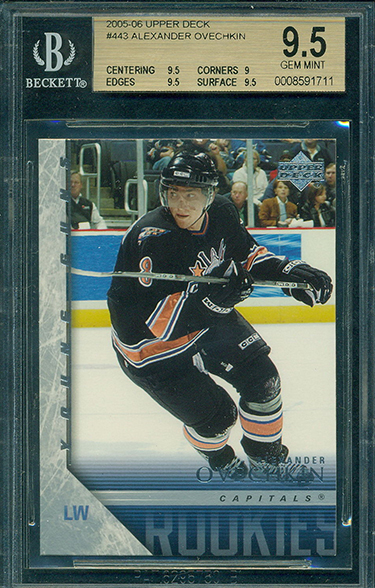 2005-06 UD YG Ovechkin BGS 9-5