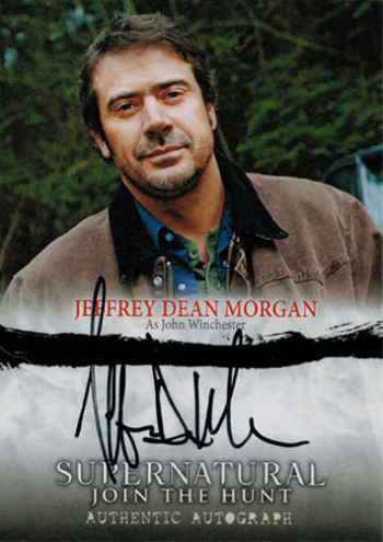 2014 Supernatural Seasons 1-3 Autographs Jeffrey Dean Morgan