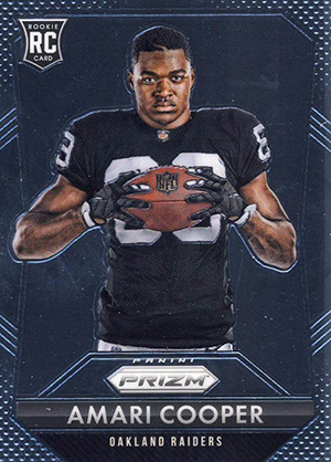 Amari Cooper 2015 PANINI PRIZM ROOKIE RC SILVER #201 LAS VEGAS RAIDERS!