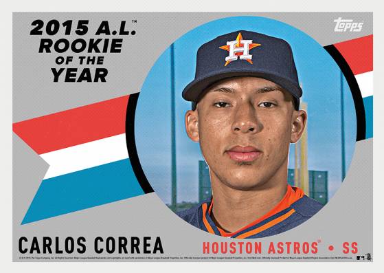 Astros' Carlos Correa wins AL Rookie of Year