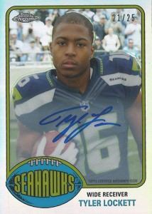 Sold at Auction: TYLER LOCKETT AUTOGRAPHED 2015 TOPPS FINEST