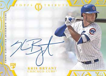 2015 Topps Tribute Baseball Special Edition Kris Bryant Autograph