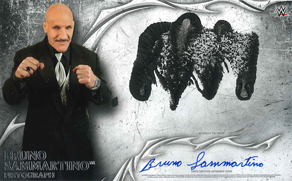 2015 Topps WWE Undisputed Fistographs Bruno Sammartino