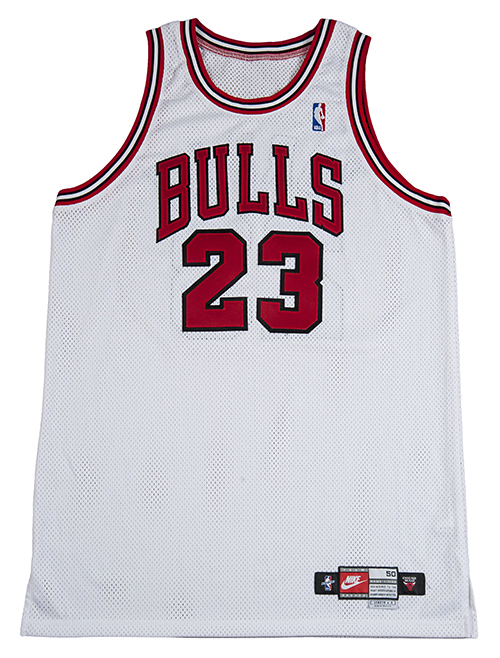 michael jordan game worn jersey signed