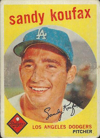 Most Valuable Sandy Koufax Baseball Cards
